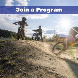 BMX bike riders on track