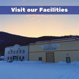 recreation buildings at winter time